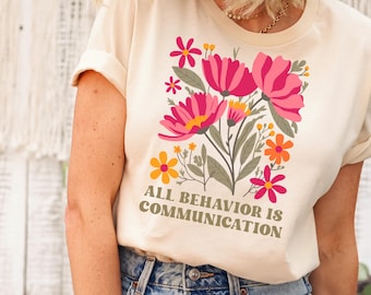 Aba therapy shirt, Behavior analyst shirt, behavior tech shirt, autism teacher shirt, sped teacher, autism mom top, behavior analysis tee