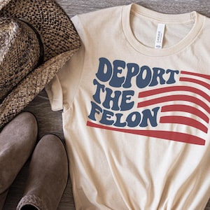 Anti Trump shirt, Deport the Felon Shirt, Anti Ice t-shirt, Abolish ice shirt, FDT top, Resistance tee, F*ck Ice tee, Pro immigration shirt