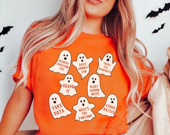 ABA shirt, Halloween ABA shirt, Fall behavior analyst top, funny behavior technician tee, applied behavior analysis tee, aba retro ghost tee