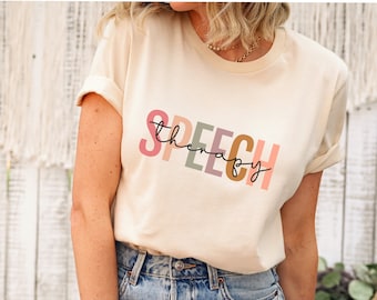 SLP shirt, speech therapy shirt, Speech Therapist tshirt, Speech Language Pathologist tee, SLPA shirt, Unique gift for SLP, aac