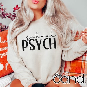 School Psych sweatshirt, School Psychologist shirt, School Psychology grad gift, School Psych Gift, Back to school Psych gift, Psych student