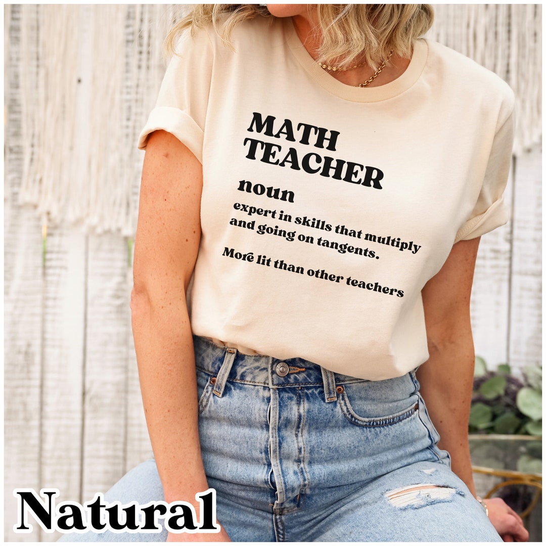 Math Teacher Shirt, Funny Math Shirt, Math Teacher Gift, Cute Teacher ...