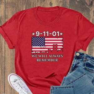 September 11 Shirt, 9/11 Shirt for Men, 21st Anniversary Tshirt ...