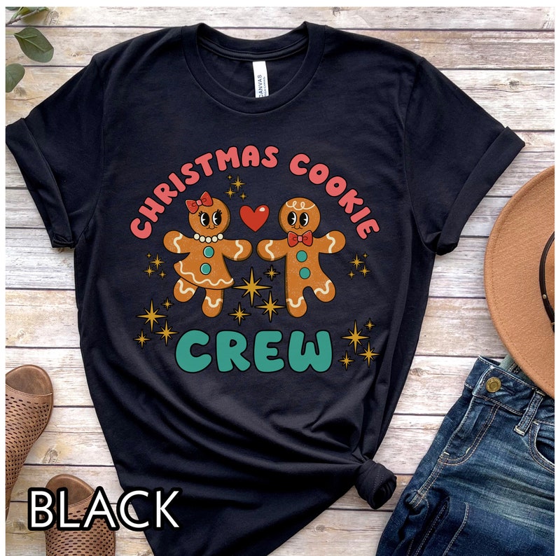 Gingerbread Crew Christmas Cookie Crew Shirt, Gingerbread Cookie Shirt, Cookie Baking ...
