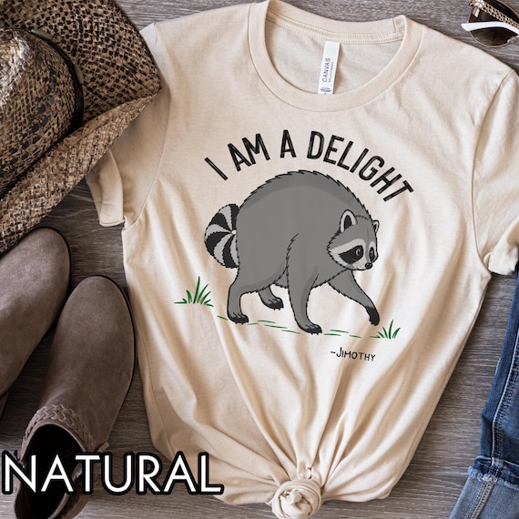 Jimothy Raccoon Tshirt, Seattle Short Spine Racoon shirt