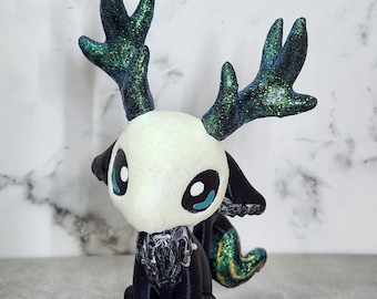 Bone deer figure 3d printed Leylina Figurines