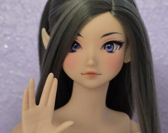 Smart doll space elf ears cinnamon or milk resin 3d printed.