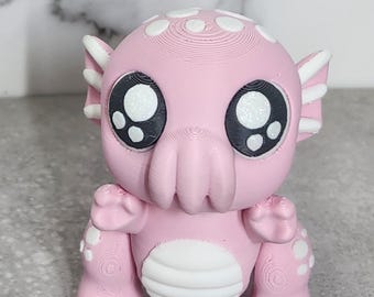 Baby Cthulhu flexi 3d printed.