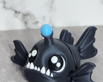 Anglerfish flexi 3d printed.