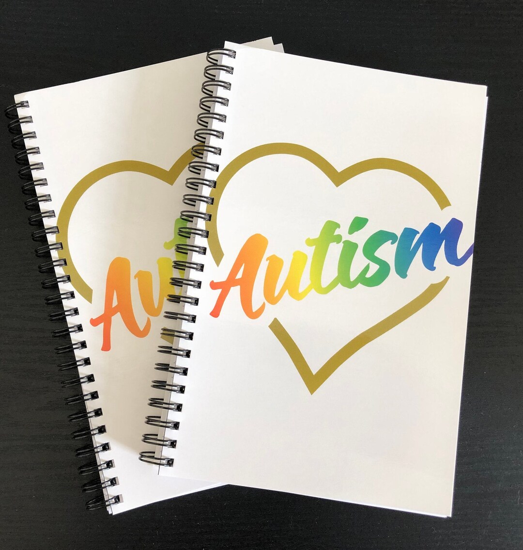 Autism Spiral Notebook, 80 Pages, White Cover - Etsy