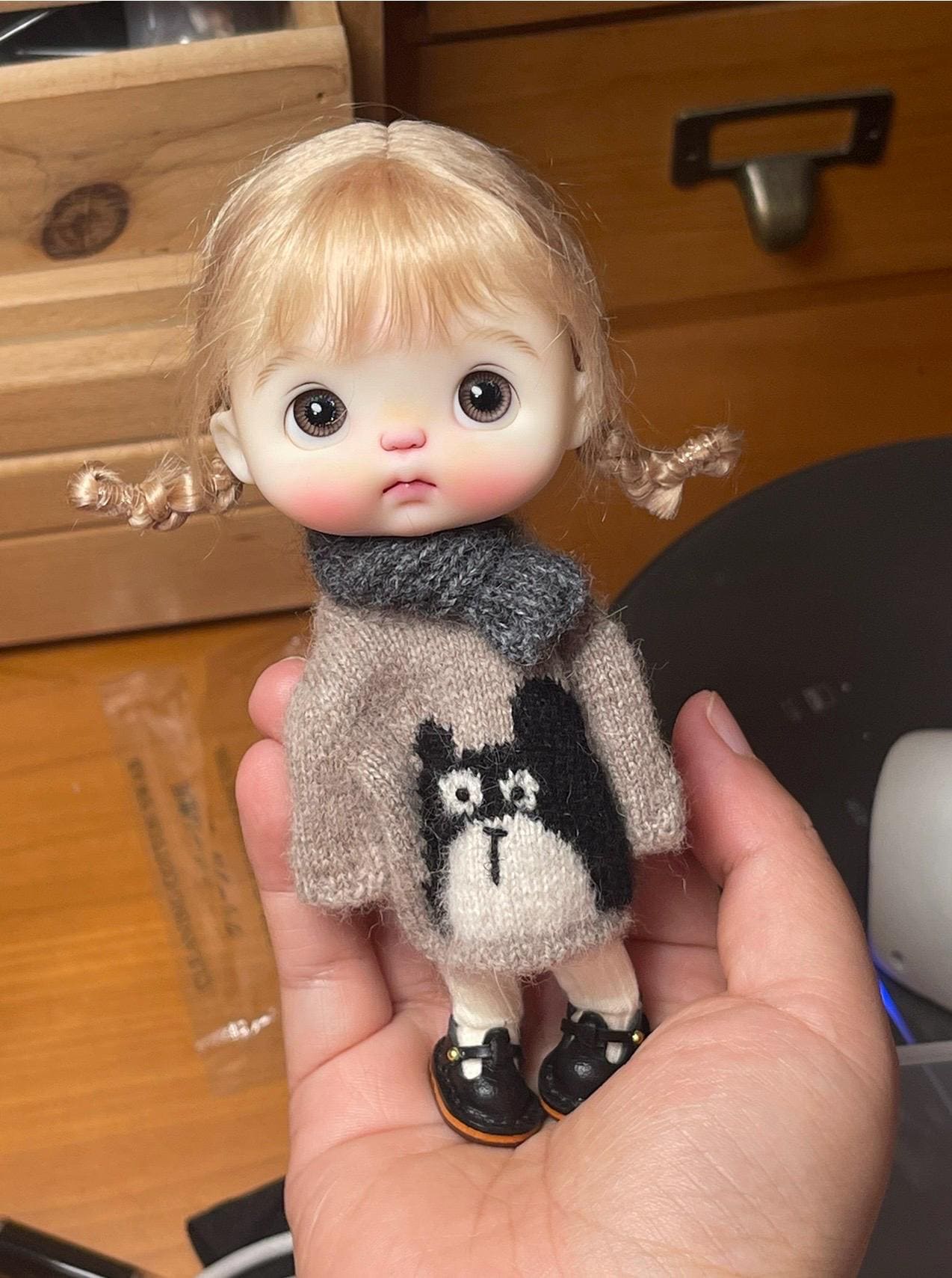 オビツドール カスタムドール 人形ストラップ 2点セット バッグ