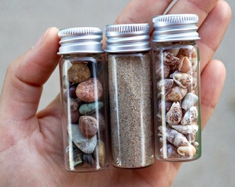 Shells, Sand, Pebbles Mix * Beach Resin Supplies * Beach Jewelry * Miniature Shells and Stones * Beach Wedding Favors * Mediterranean Shells