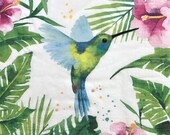 Decoupage Napkin, 6.5 quot x 6.5 quot , Hummingbird, Scrapbooking, Decoupage Art, Junk Journals, Collage Paper, Journal Art, Tissue Decoupage, 067