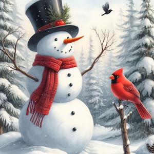 Images de bonhomme de neige amusantes, 35 images, art numérique imprimable, téléchargement numérique instantané, images numériques vintage, scrapbooking, journalisation, fabrication de cartes