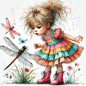 50 images Libellule Wonder Images Art numérique Téléchargement numérique instantané Scrapbooking Journalisation Fabrication de cartes Loisirs créatifs Fantaisie Fantastique