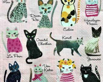 Papier de Riz Decoupage arm0000204 serviette vintage Cat Supplies Craft Scrapbooking Papier de Riz Decoupage arm0000204 serviette vintage Cat Supplies Craft Scrapbooking