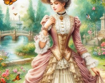 56 images Victorian Lady Images Digital Kit Digital Art Printable Kit Vintage Images Digitals Vintage Scrapbooking Journaling Card Making