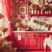 40 Images Retro Red Kitchen Images Digital Art Printable Kit Instant ...