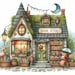 55 Images Whimsical Book Store Images Digital Art Printable Instant ...