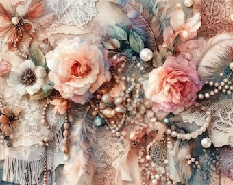 25 images Victorian Collage: Digital Art, Printable  Digital, Vintage Digitals