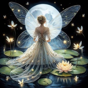 50 imagens de fadas noturnas, arte digital para impressão, download instantâneo, scrapbooking, diário, criação de cartões, fantasia digital