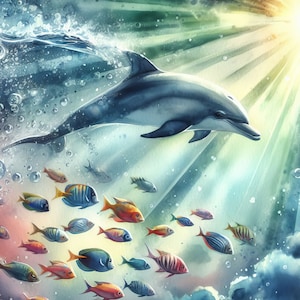 Images vintage de dauphins majestueux, 56 images, art numérique imprimable, téléchargement numérique instantané, journalisation de scrapbooking, fabrication de cartes