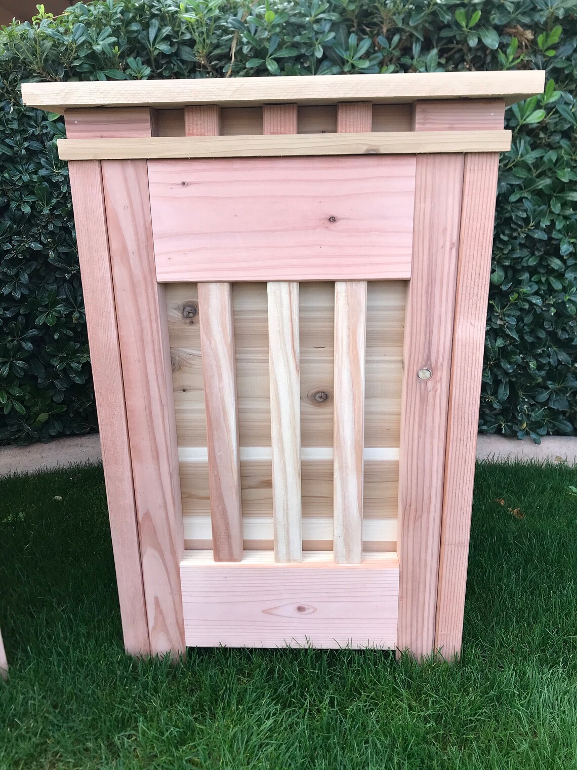 Cedar/redwood Mission Style Planter Box Set Cedar Planter Etsy