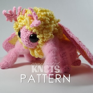 Crochet Pattern - Moth - **PATTERN ONLY**