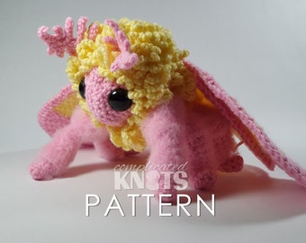 Crochet Pattern - Moth - **PATTERN ONLY**