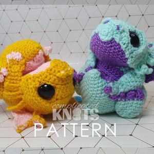 Crochet Pattern - Baby Dragon *** READ BEFORE PURCHASING***