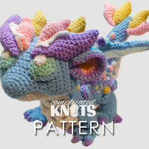 Crochet Pattern - Sprinkles the Bakery Dragon *** READ BEFORE PURCHASING***