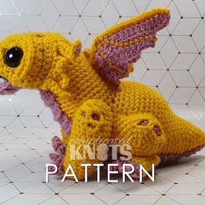 Crochet Pattern - Dragon *** READ BEFORE PURCHASING***