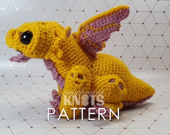 Crochet Pattern - Dragon *** READ BEFORE PURCHASING***