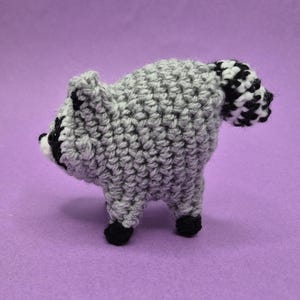 Crochet Pattern - No-Sew Raccoon & Bonus Jimothy version! - ***Please read before purchasing!*** image 8
