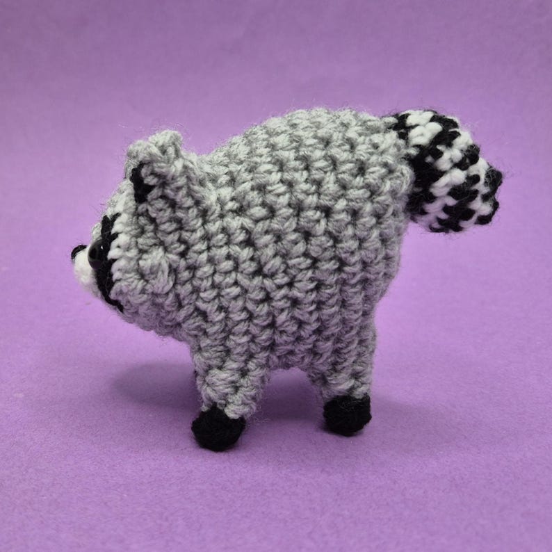 Crochet Pattern - No-Sew Raccoon & Bonus Jimothy version! - ***Please read before purchasing!*** image 8