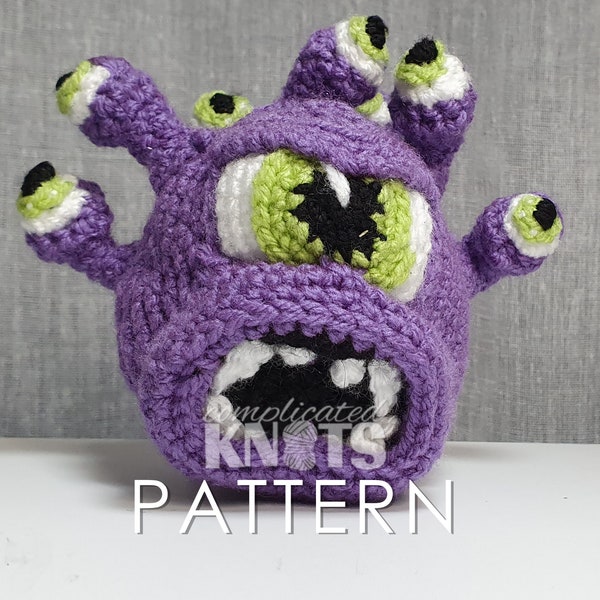 Crochet Pattern - Beholder ***please read before purchase***
