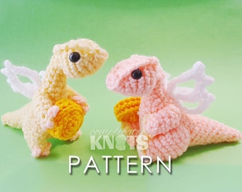 Crochet Pattern - Mini Fairy dragon *** READ BEFORE PURCHASING***