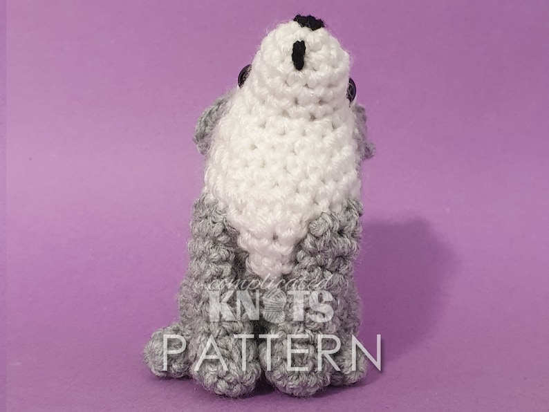 Crochet Pattern - Howling Wolf ***Read before purchasing!*** image 7