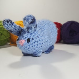Amigurumi Crochet pattern Inside-out bunny PATTERN ONLY image 2