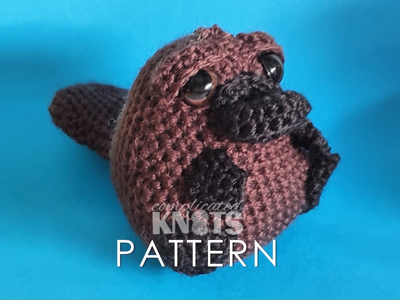 Crochet Pattern Platypus or Bunyip Please read description before purchasing image 1