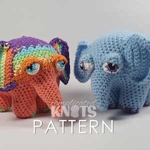 Crochet pattern - Easy elephant *Pattern Only*