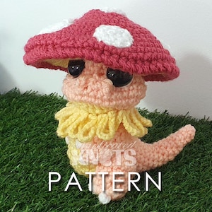 Crochet Pattern - Mushroom Dragon *** READ BEFORE PURCHASING***