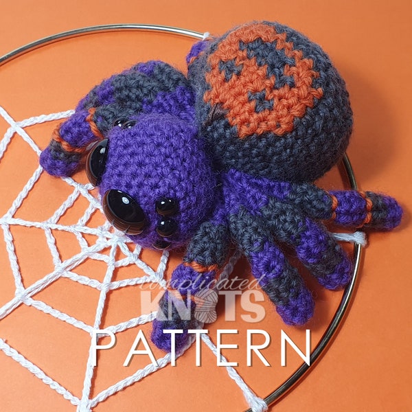 Crochet Pattern - Pumpkin Spider ***Please read description before purchasing!***