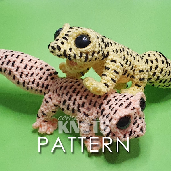 Crochet pattern - Leopard Gecko - ***READ BEFORE PURCHASING***