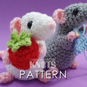 Crochet Pattern - Rat With Strawberry - ***please Read Before ...