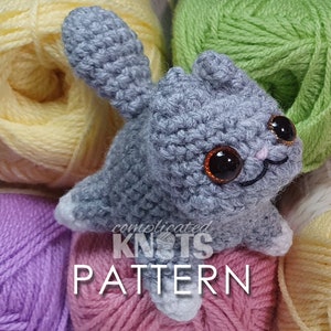 Crochet Pattern - No-Sew Kitten w/Witch Hat ***Please read before purchasing***