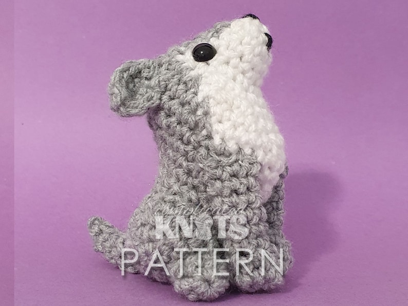 Crochet Pattern - Howling Wolf ***Read before purchasing!*** image 6