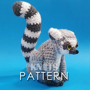 Crochet Pattern - Lemur - ***please read before purchasing!!!***