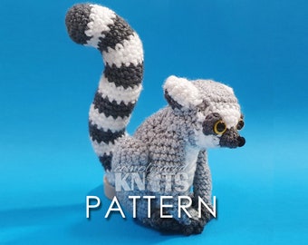 Crochet Pattern - Lemur - ***please read before purchasing!!!***