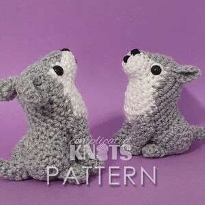 Crochet Pattern - Howling Wolf ***Read before purchasing!*** image 2